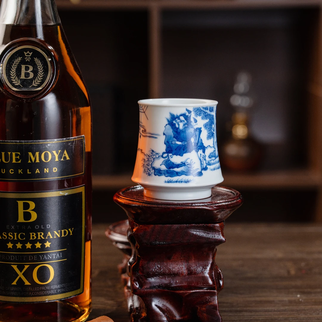 龙月斋钟馗凯恩杯威士忌杯