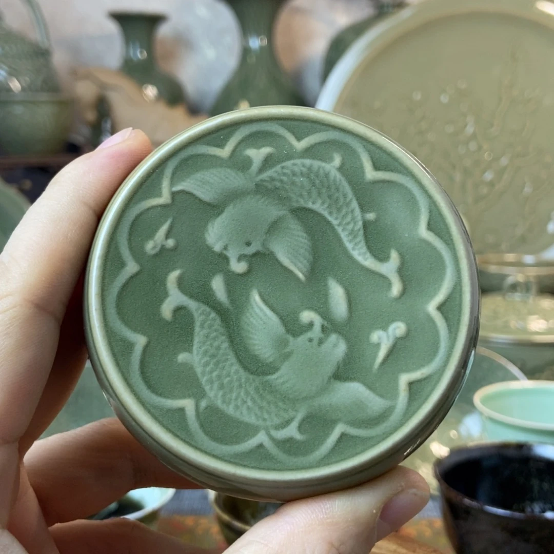 耀州窑福利款盖置杯垫