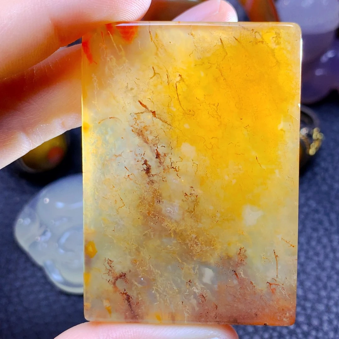 玛瑙/玉髓吊坠23未镶嵌未***来