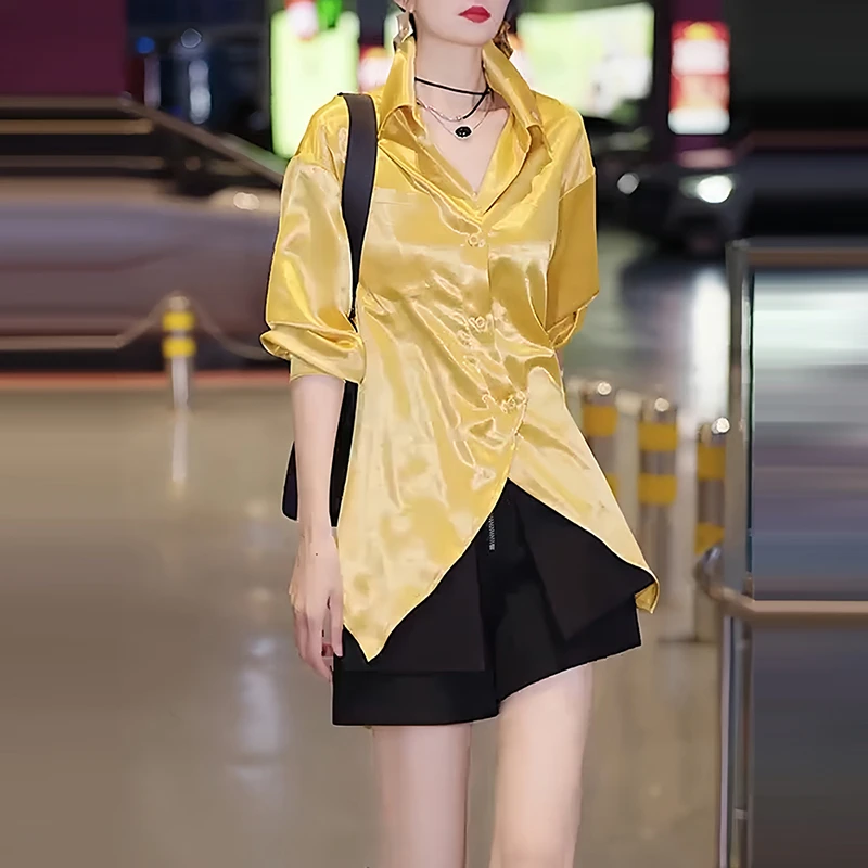 夏季新款洋气衣服女轻奢小众高级感长袖防晒衬衫显瘦百搭时髦上衣