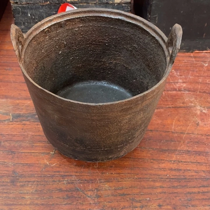 施***佳铁小铁桶老物件有瑕疵，一物一拍