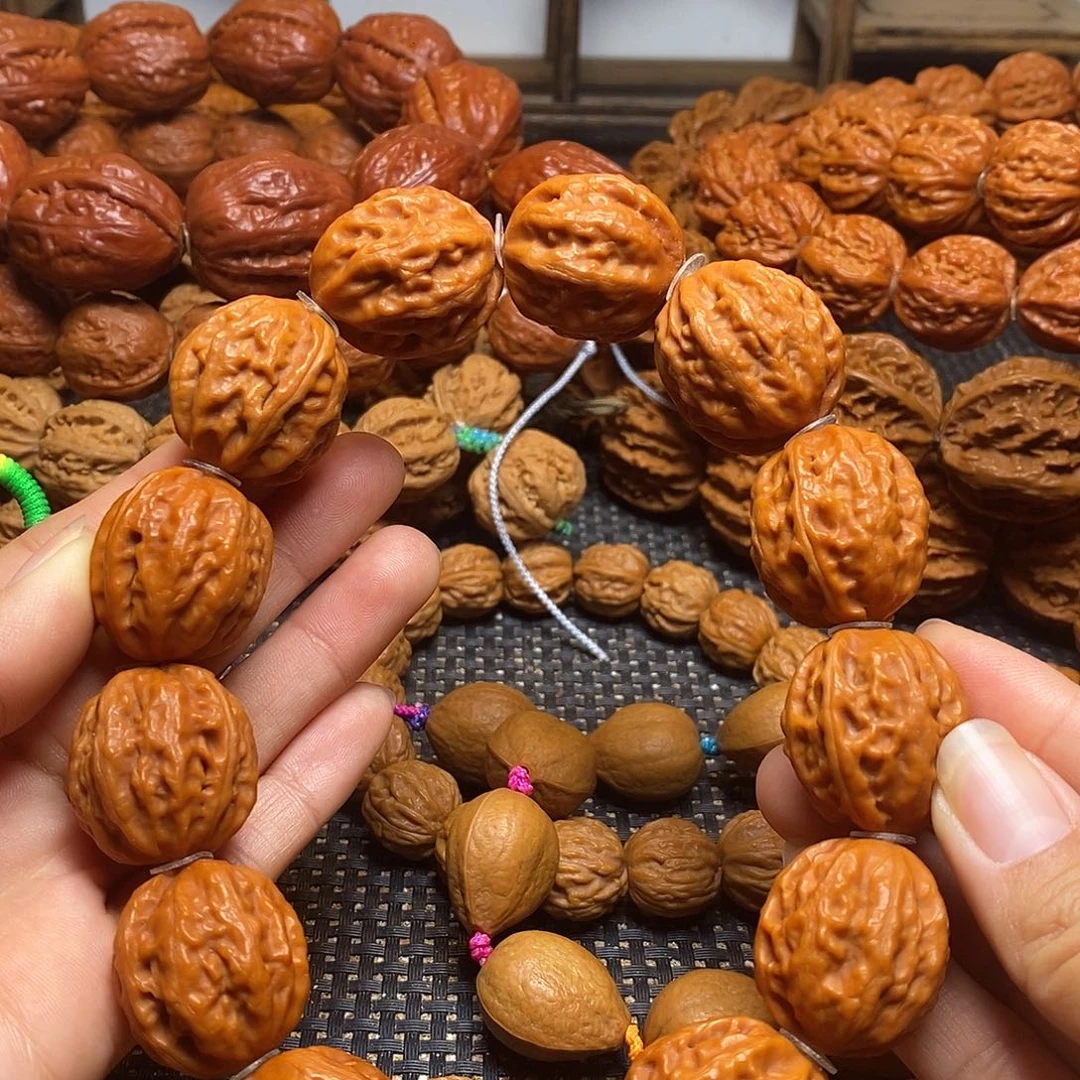 手串文玩核桃粗筋八棱手持