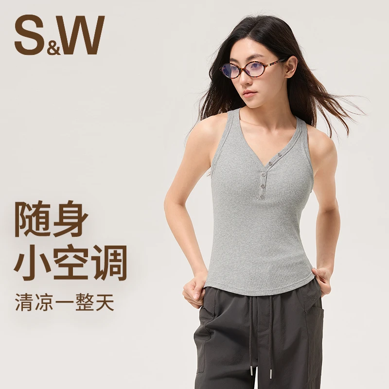 【欧若风】SW速惟夏季运动装备女百搭透气内搭女背心吊带内搭 8248