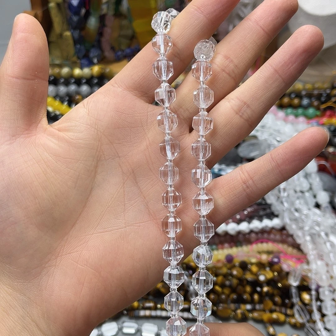 玛瑙/玉髓未镶嵌珠宝半成品卡9+白水橄榄切一条