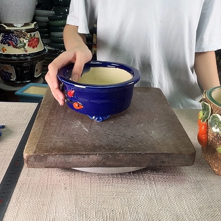 泳坤堂石湾盆?**圈陶瓷