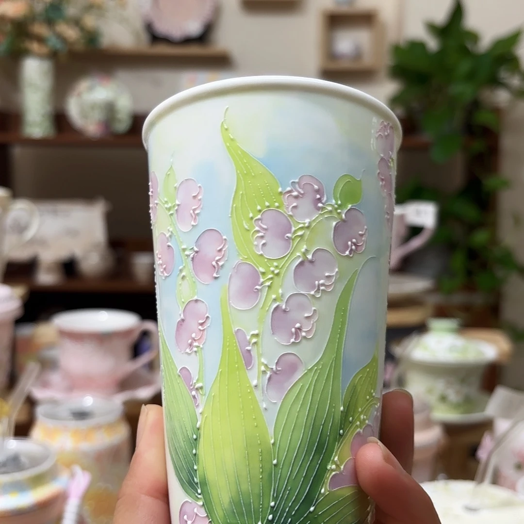 手绘创意高温釉下彩陶瓷