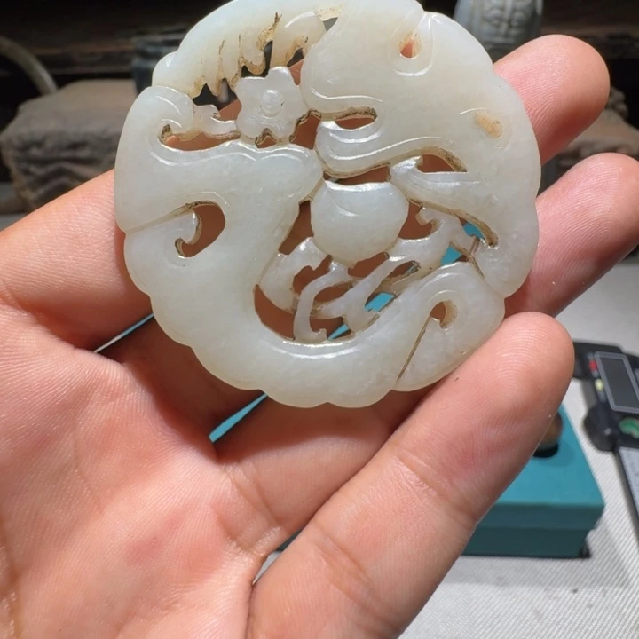 金***牛和田玉（糖玉）未镶嵌挂件