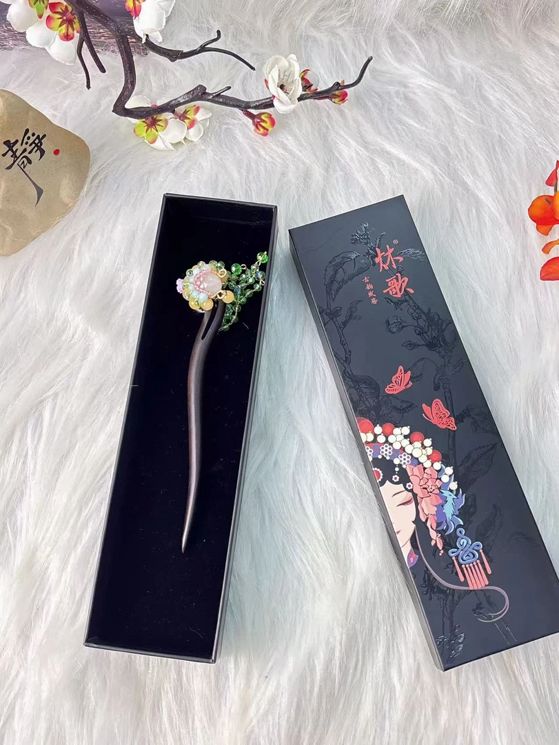 炑歌T3原创单簪刀马旦流苏时尚百搭款15公分发簪