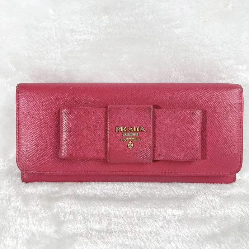 95新 Prada/普拉达 普拉达PRADA钱包G24019344底长9*8.5