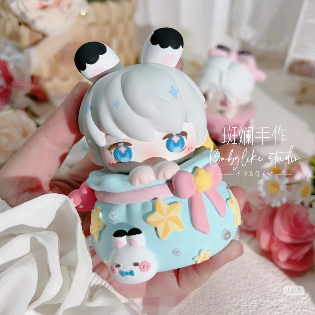 沈星回石膏娃娃情侣亲子闺蜜宿舍DIY大号涂色手工彩绘玩具