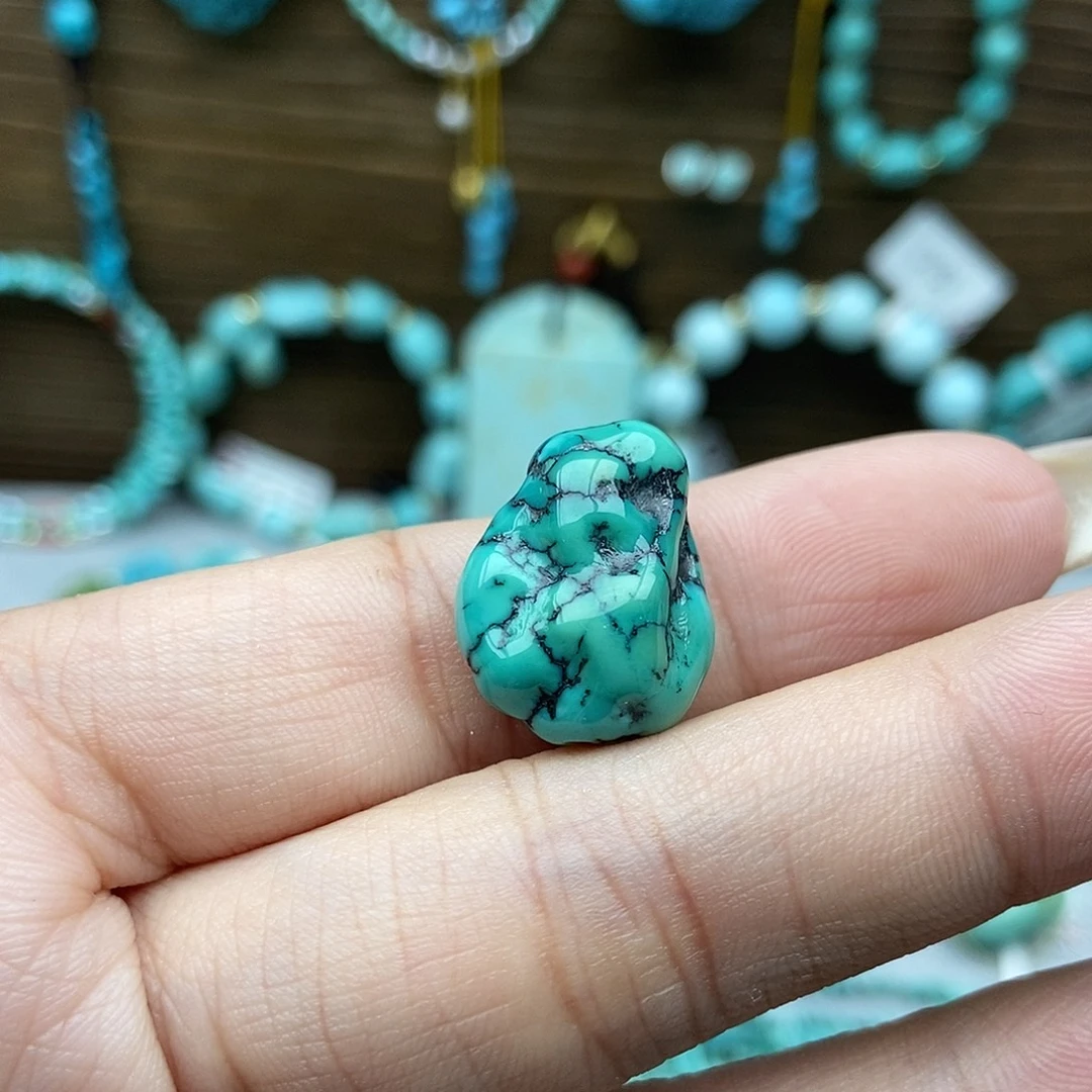 绿松石未镶嵌玉化随行