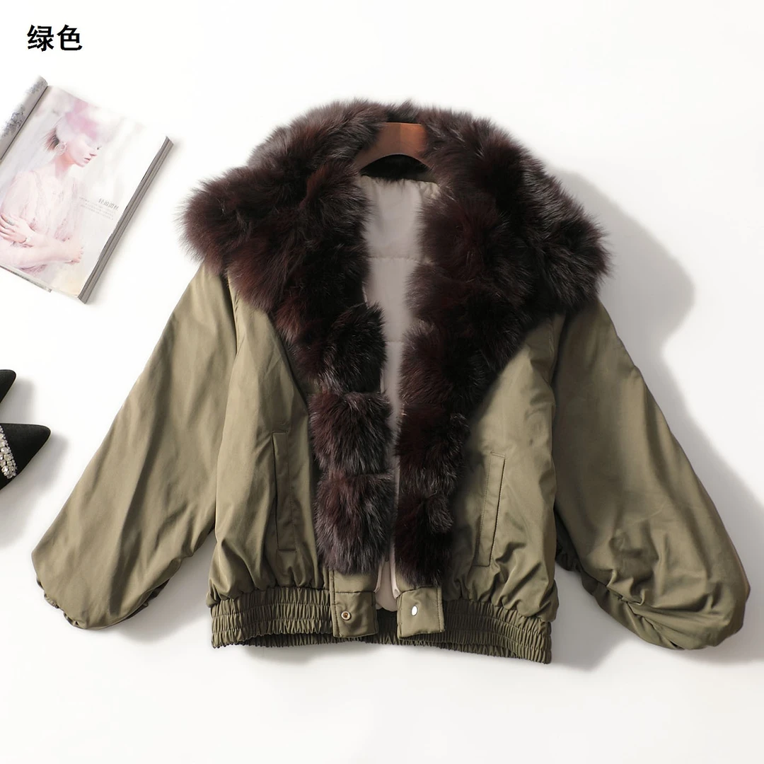 247630冬中长款长袖暗扣羽绒服