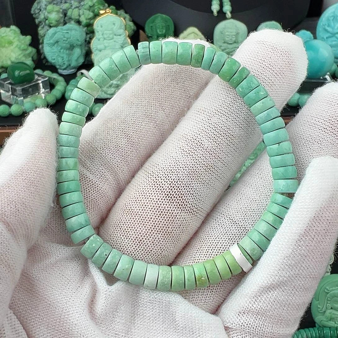 绿松石未镶嵌绿松石主播我万丽