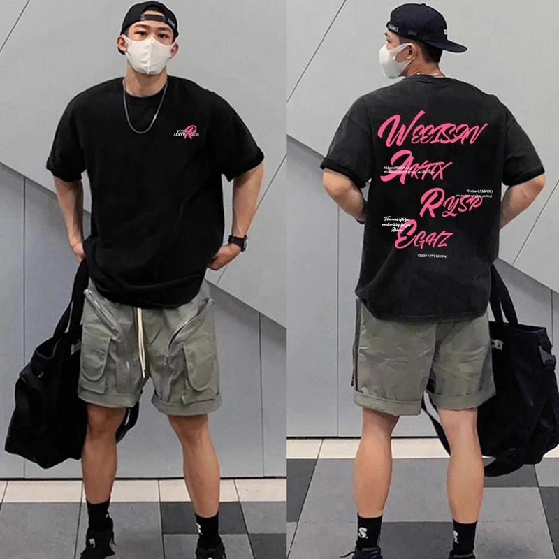 重磅纯棉80-300斤宽松大码短袖T恤男ins潮美式休闲半袖上衣服体恤