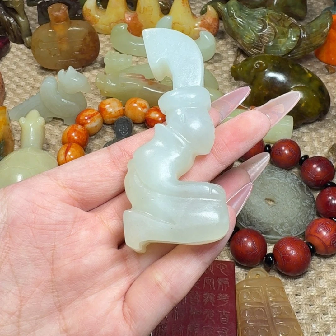 白玉菩提吊坠挂件