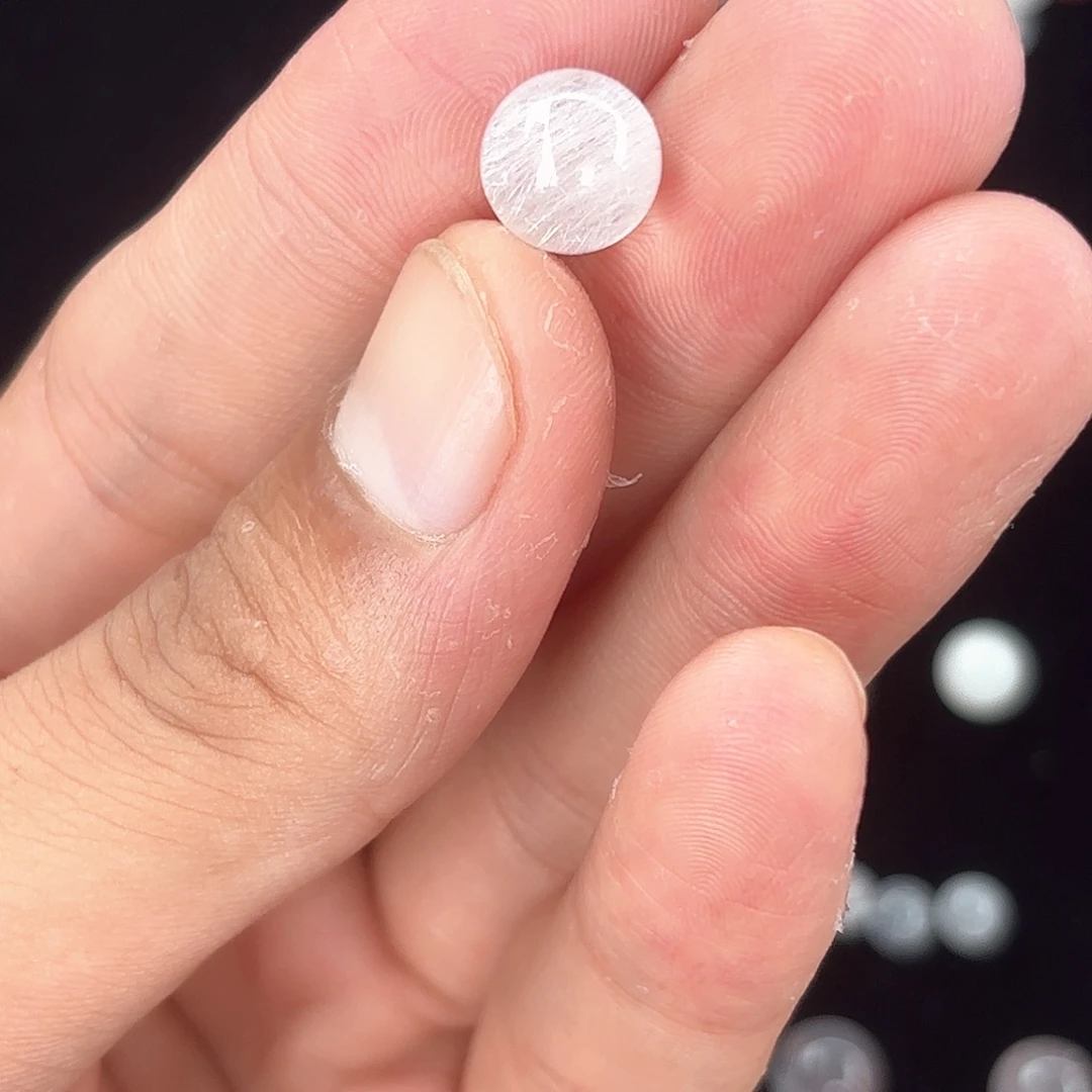 月***闪未镶嵌珠宝半成品水晶定制不打孔不退不换