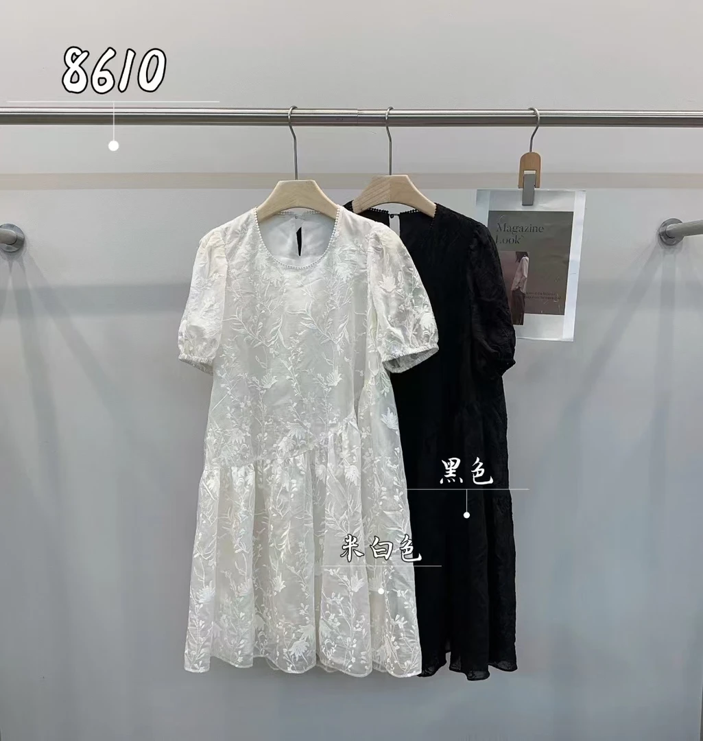 鑫燃KIKI 【公主裙】重工刺绣连衣裙 8610 PPT （F）