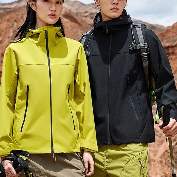 户外冲锋衣防风防水外套加厚秋冬加绒秋冬软壳棉服衣服小个子保暖