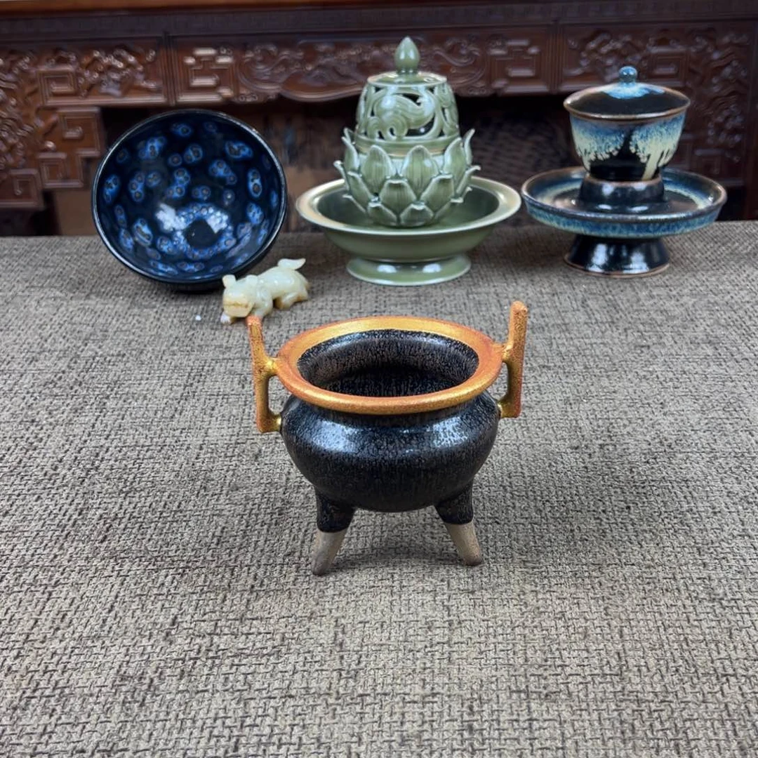 瓷片正能量瓷器摆件