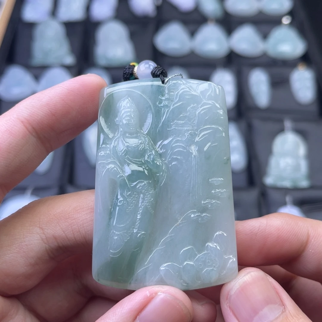 翡翠未镶嵌颈饰805