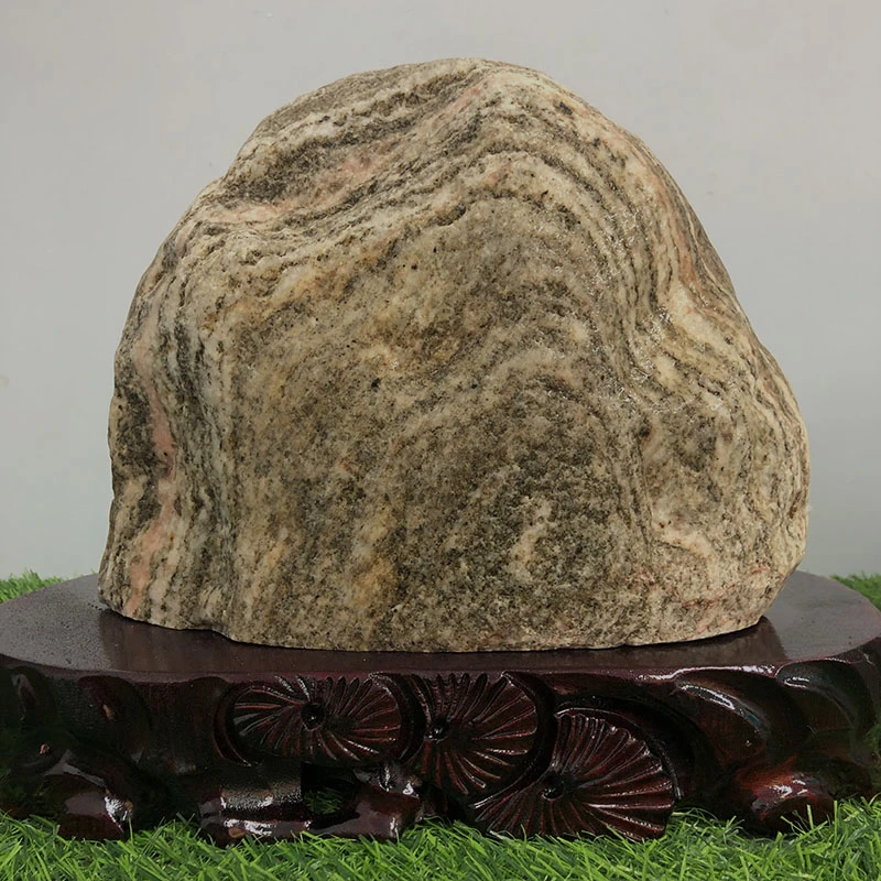 家用靠山石平安石风景石鸿运石摆件石敢当办公室室内室外庭院刻字