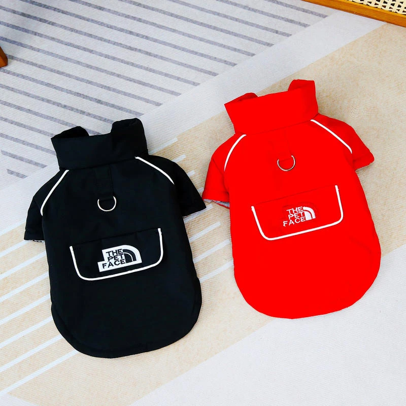 宠物衣服秋冬狗狗衣服泰迪猫咪宠物服装秋冬两腿棉衣运动风外套