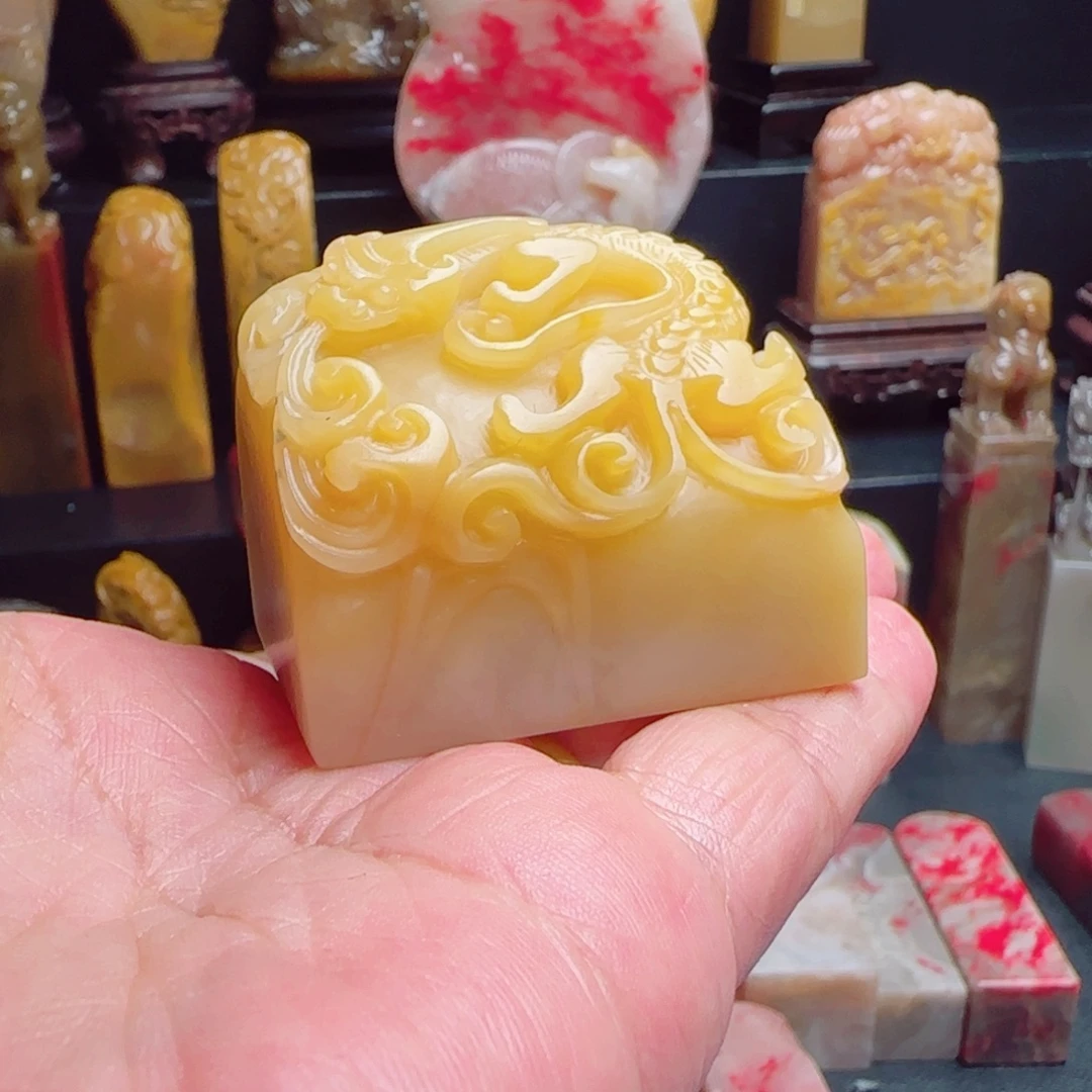 昌化石田黄石印章