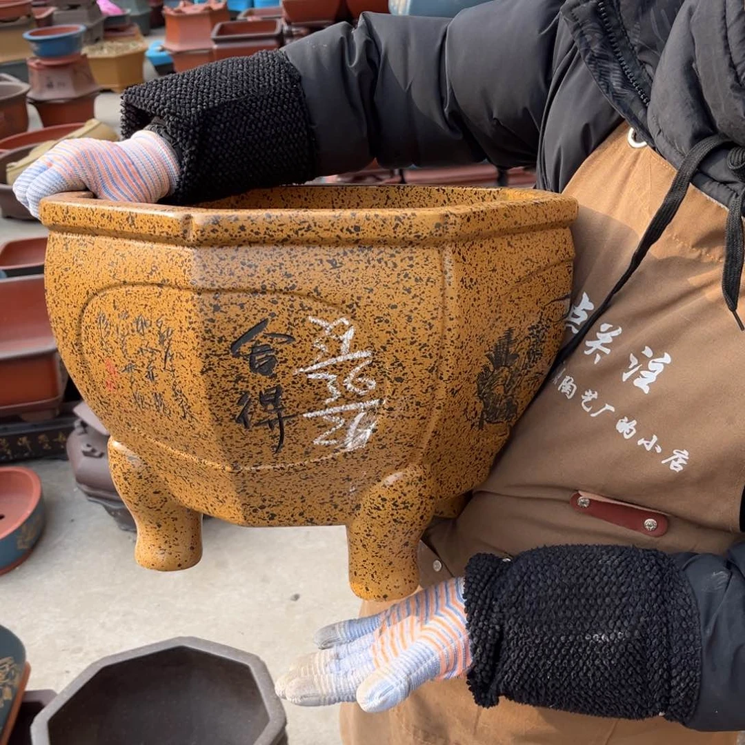 紫砂花盆盆景艺术