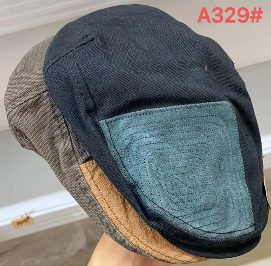 A329#边角撞色前进帽