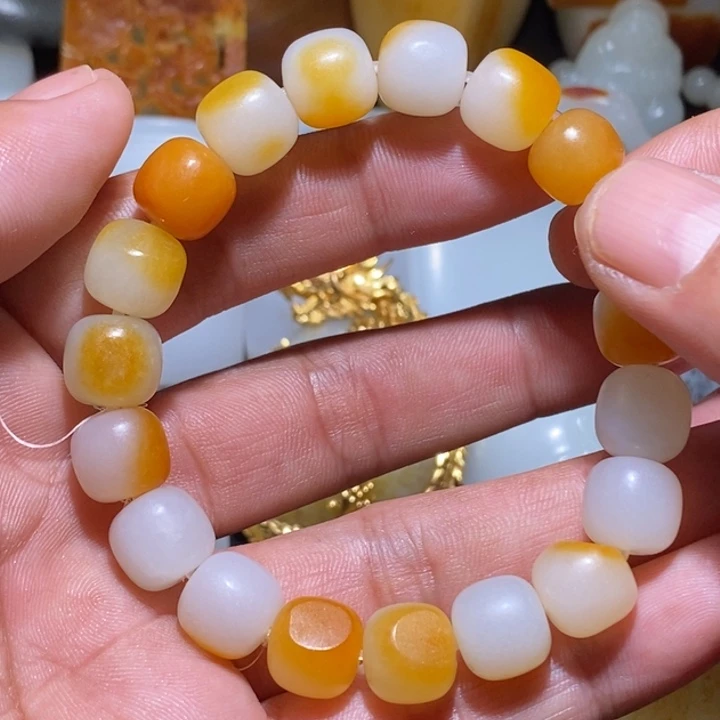 和田玉未镶嵌套链