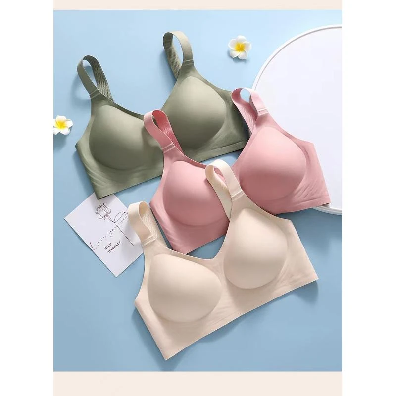 无骨支撑舒适无痕果冻条美背内衣 c2592