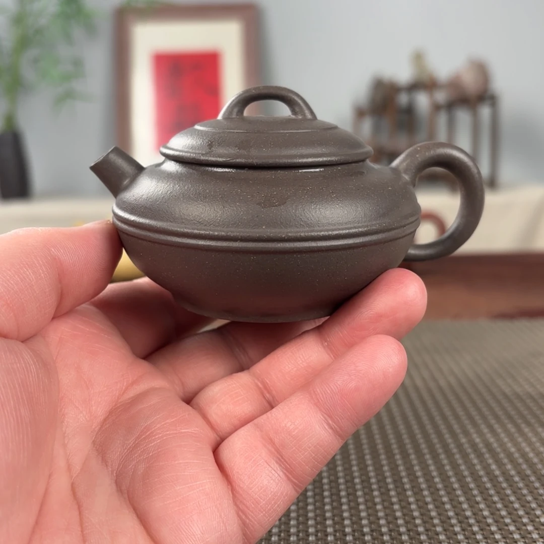 紫砂茶壶黄龙山原矿紫砂壶135