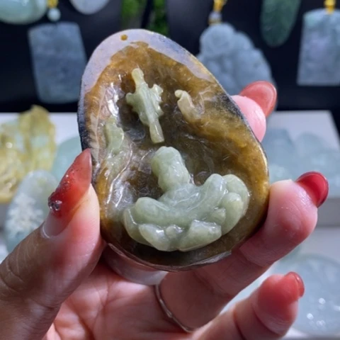 【闪购商品】颈饰未镶嵌翡翠悟道