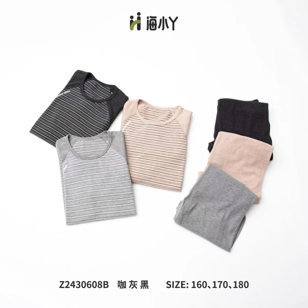 海小丫青少年桑蚕丝秋衣套装-心选2430608