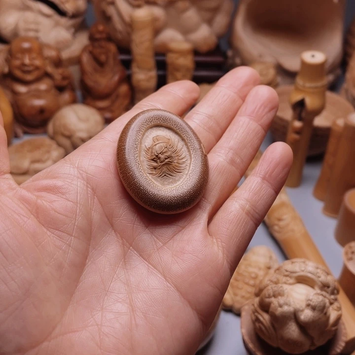 竹喜***里如果雕刻钟馗