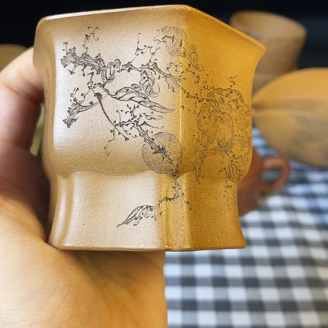 紫砂茶杯宜兴紫砂杯