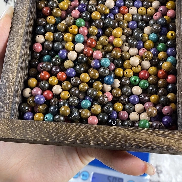 泥塑0.6多宝瑕疵珠45g