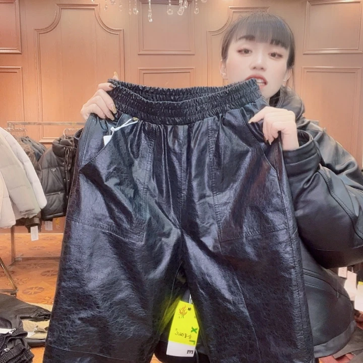 110～120斤皮羽绒裤牛