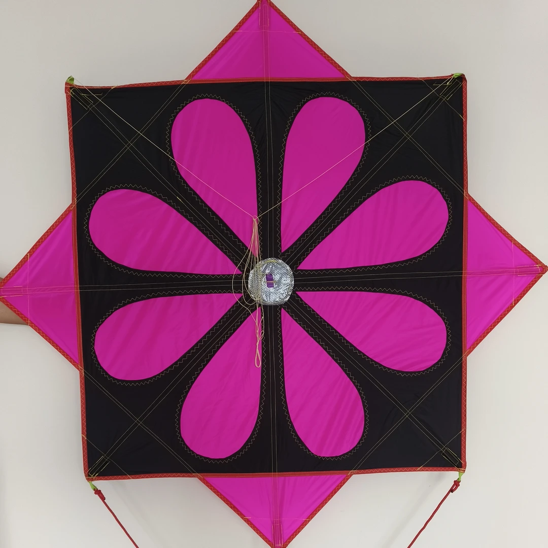 云端风筝拼接伞布树脂杆八卦风筝抗大风老玩家必备