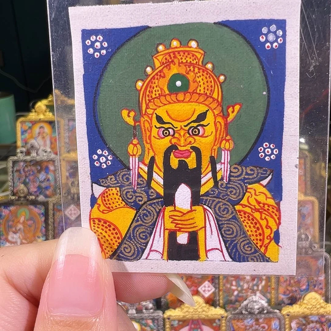 吊坠拿****?五爷八级粉福利尼泊尔唐卡