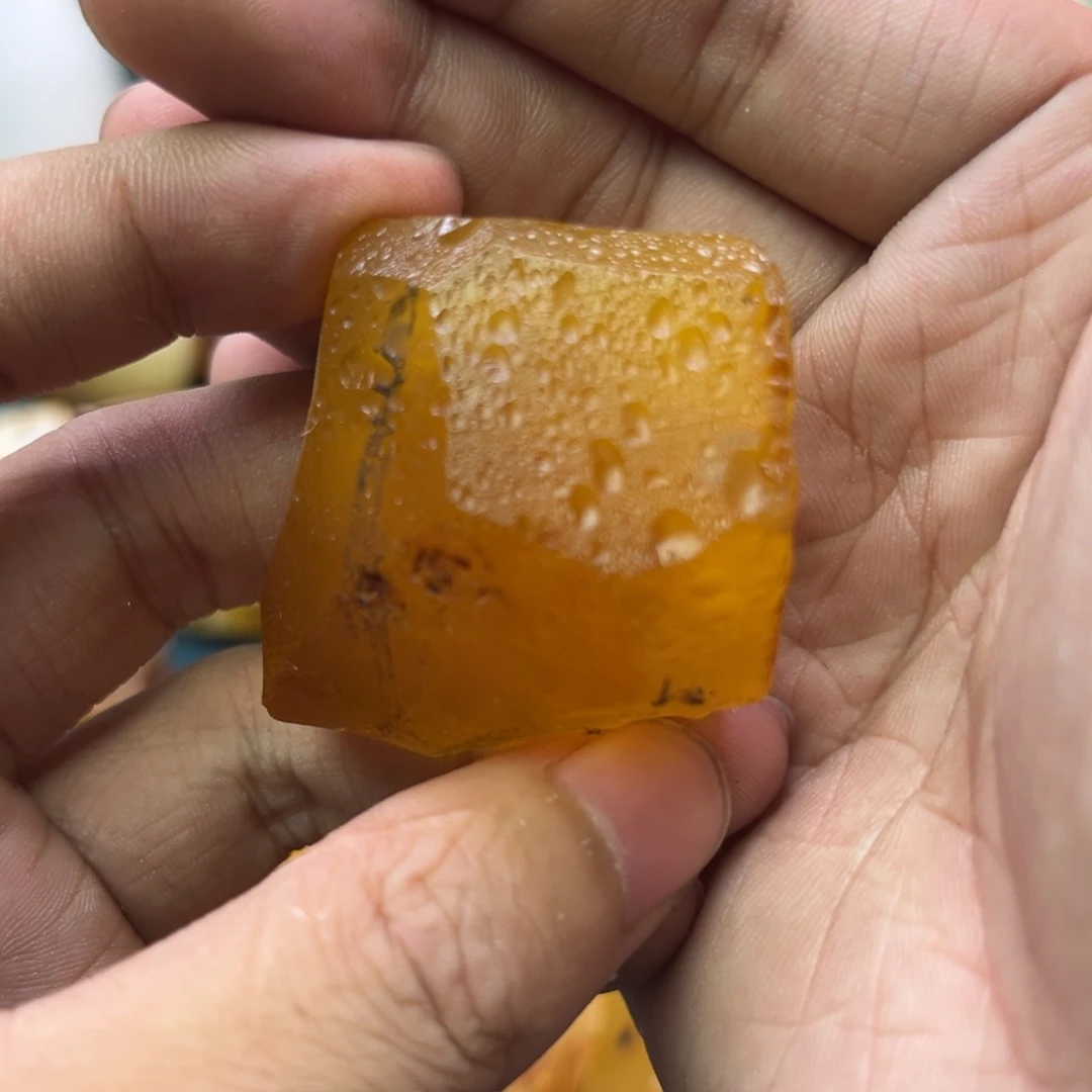 ！***未镶嵌定制琥珀蜜蜡原石不退不换