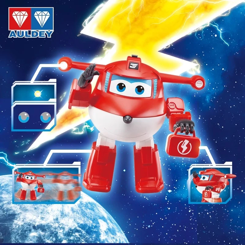 AULDEY/奥迪双钻超级飞侠电动跳舞电能乐迪声光机器人灯光音乐