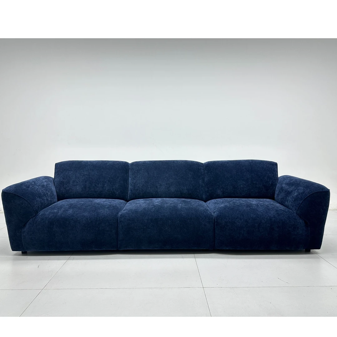 意式极简格兰德沙发真皮沙发布艺沙发