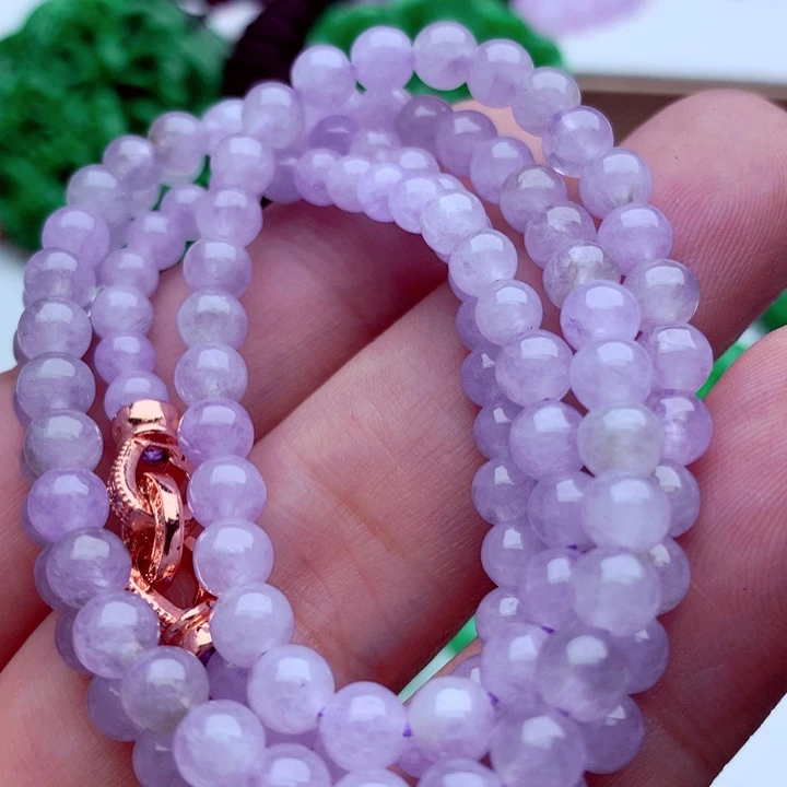 翡翠未镶嵌毛衣链