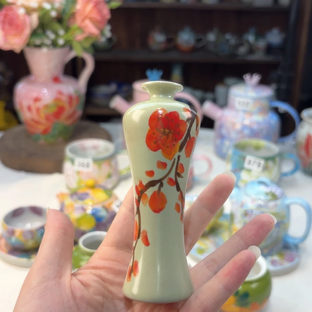 景德镇手绘高温釉下彩陶瓷茶具