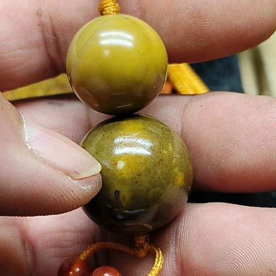 潞***游玛瑙/玉髓合金颈饰