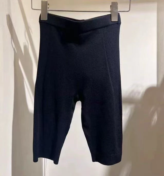 4分针织骑行裤 no退no换