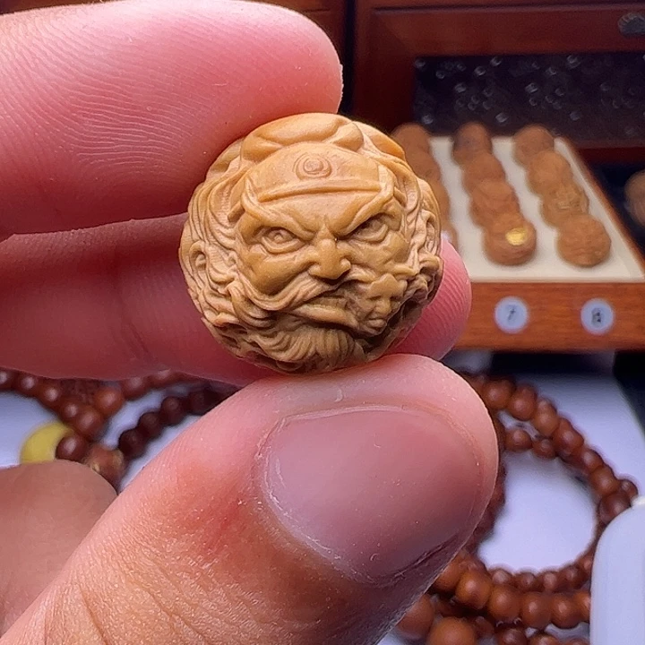 猴头核桃吊坠精工钟馗嫁妹18
