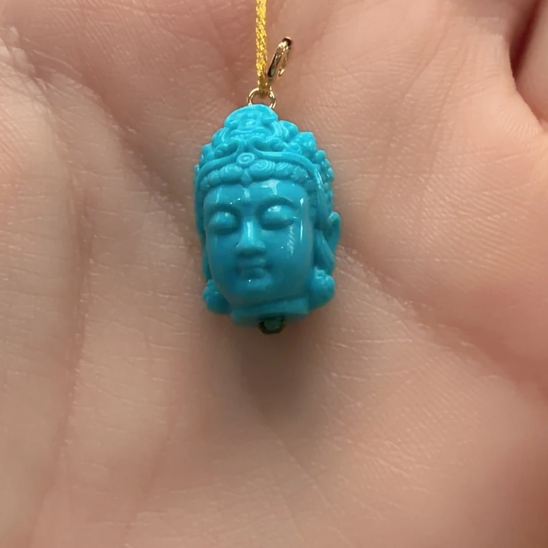 绿松石未镶嵌颈饰