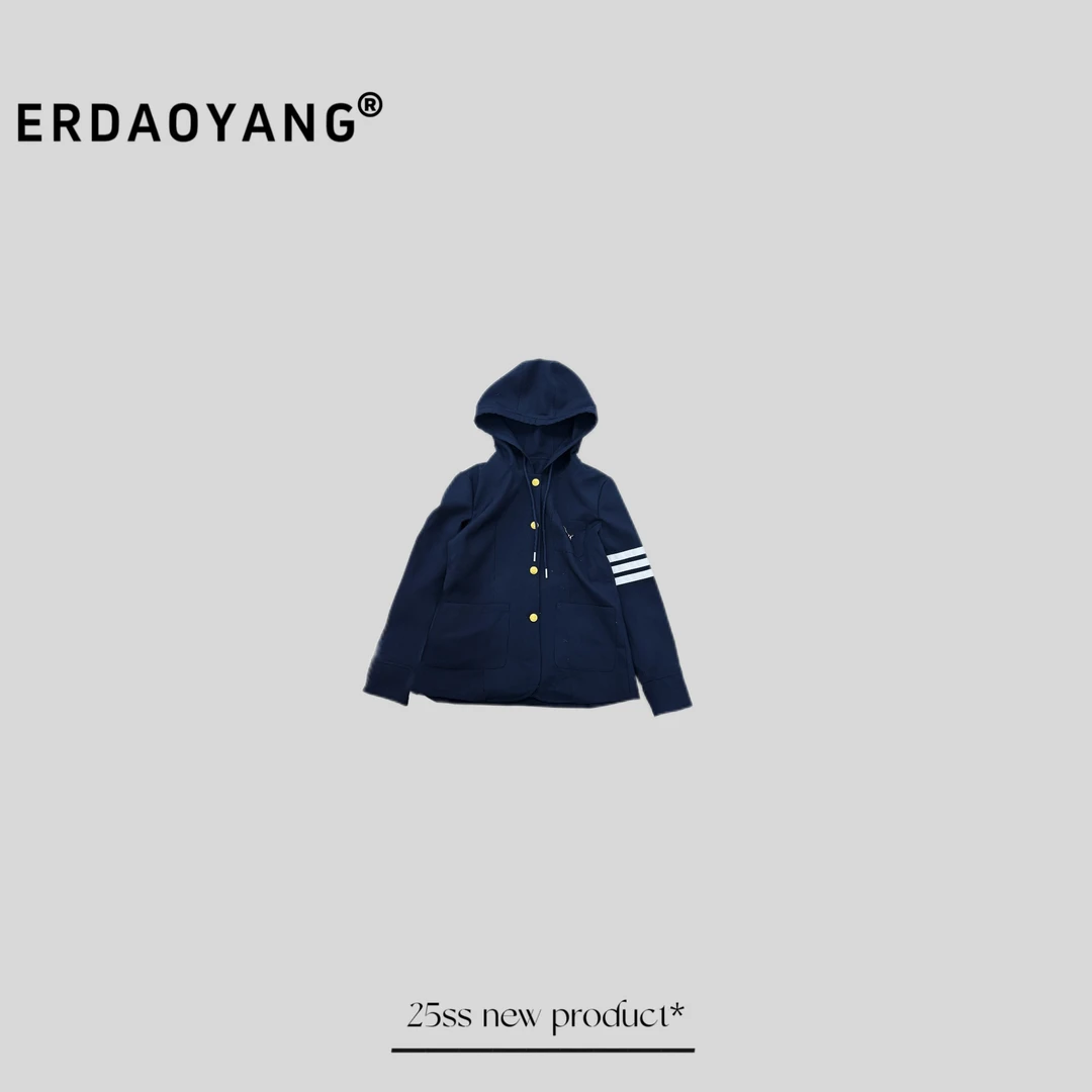 ERDAOYANG "西装武士" 早春新款小狗口袋连帽外套WT6066